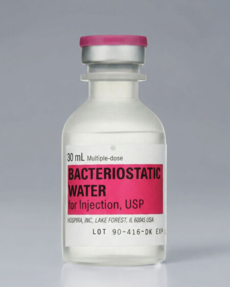 The Best Damn Peptides 32 Hospira Bacteriostatic Water USP 30ml vial with flip-top cap