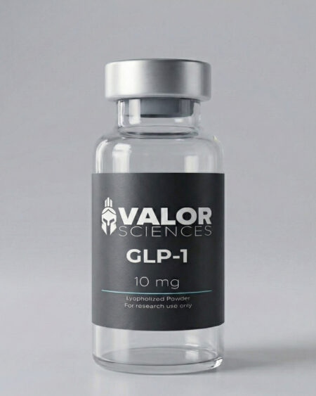 GLP-1 Sema 10mg research peptide vial from Valor Sciences
