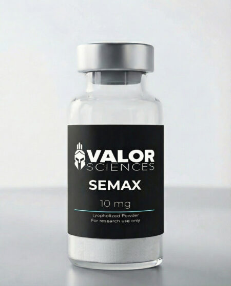 Semax 10mg cognitive research peptide vial from Valor Sciences